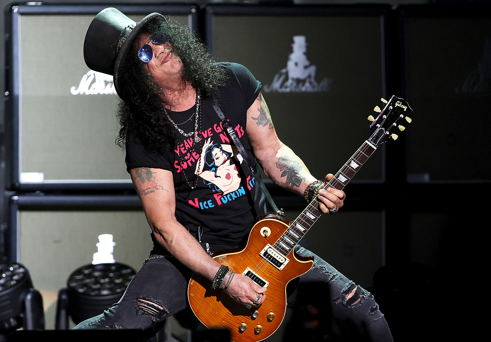 Guns N Roses' Guitarist Slash's Guitars, Gears and Euipment