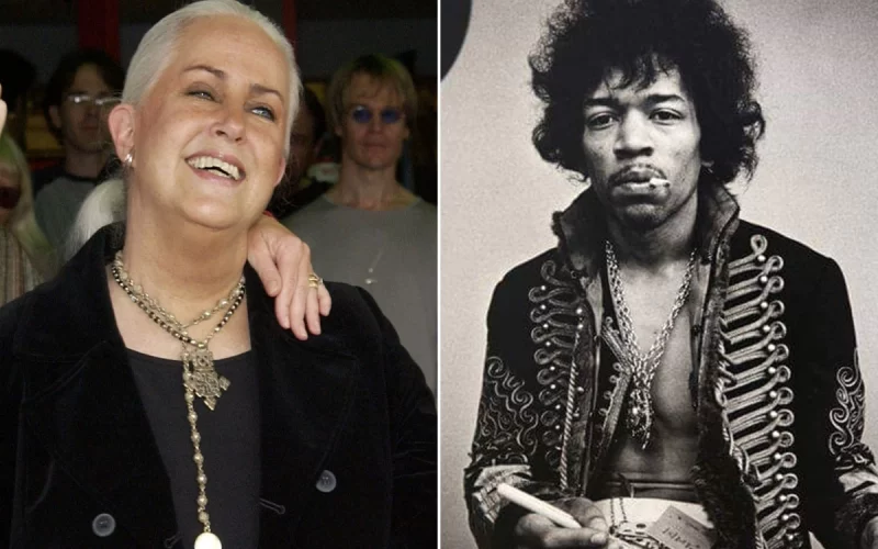Jimi Hendrix and grace slick
