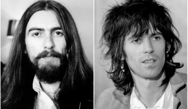 Keith Richards and George Harrison