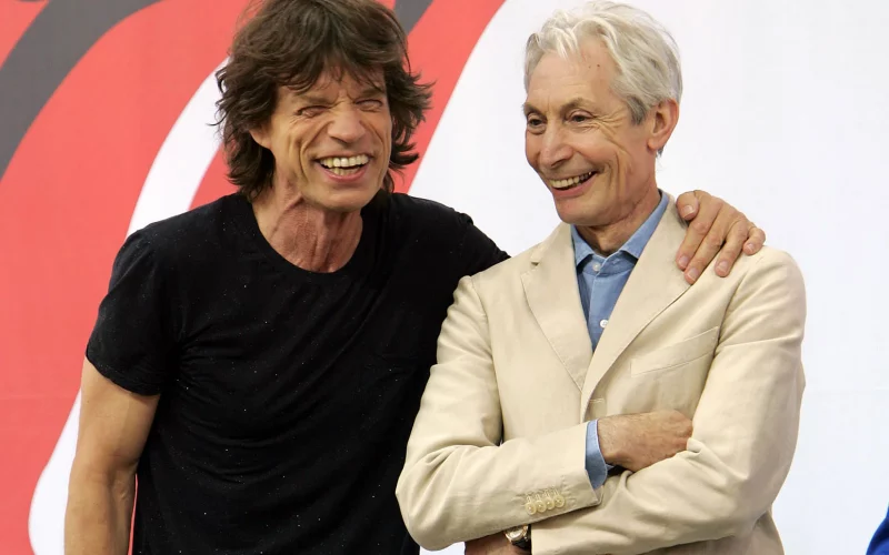 mick jagger with charlie watts