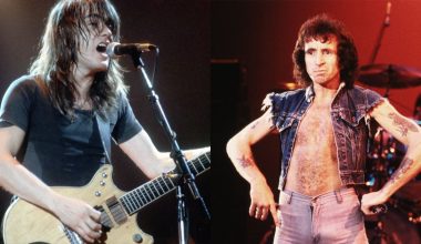 Bon Scott and malcolm young