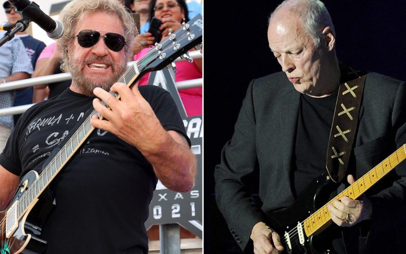 Sammy Hagar and David Gilmour