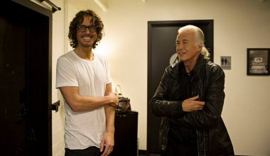 jimmy page and Chris Cornell