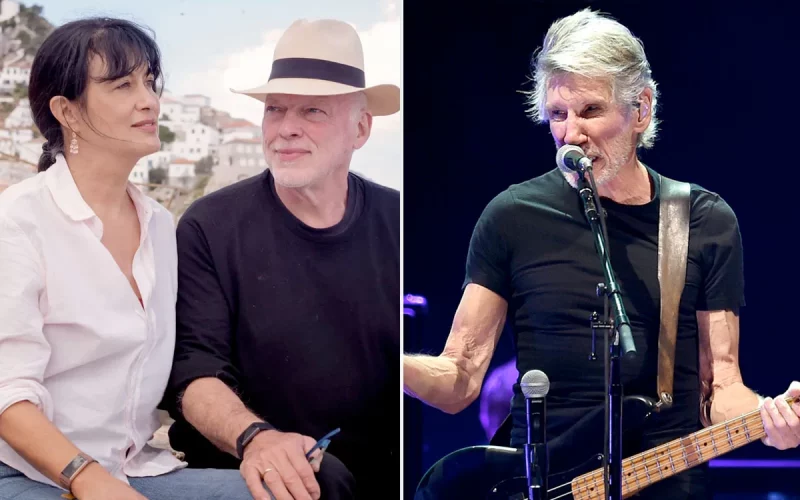 David Gilmour, Polly Samson and roger waters