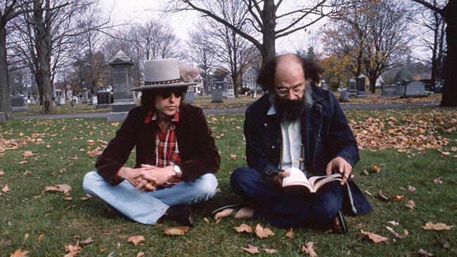 Bob Dylan and Allen ginsberg