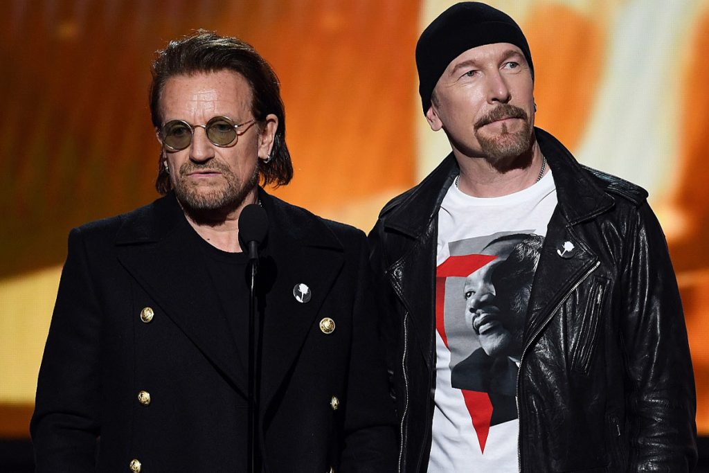 Bono and The Edge Surprise London with Unforgettable Street Busking Session bono and u2
