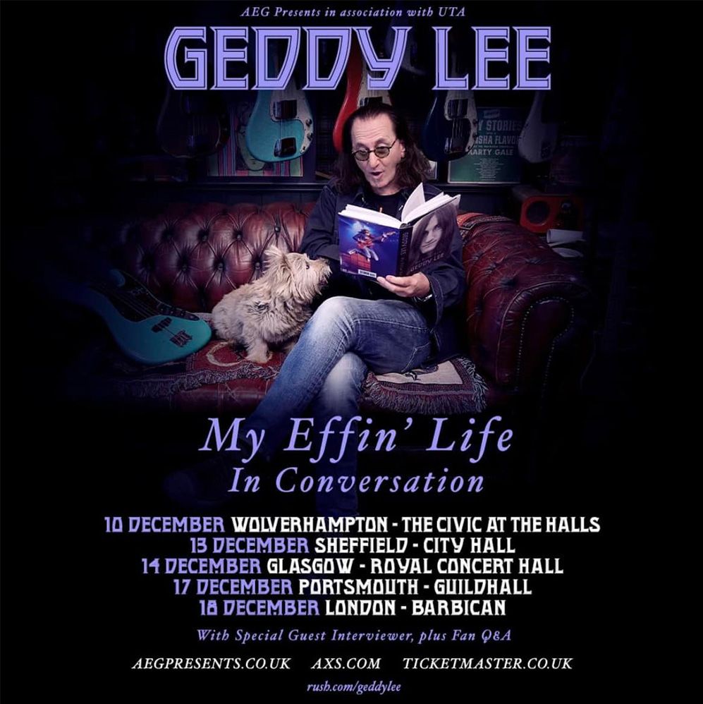 geddy lee tours