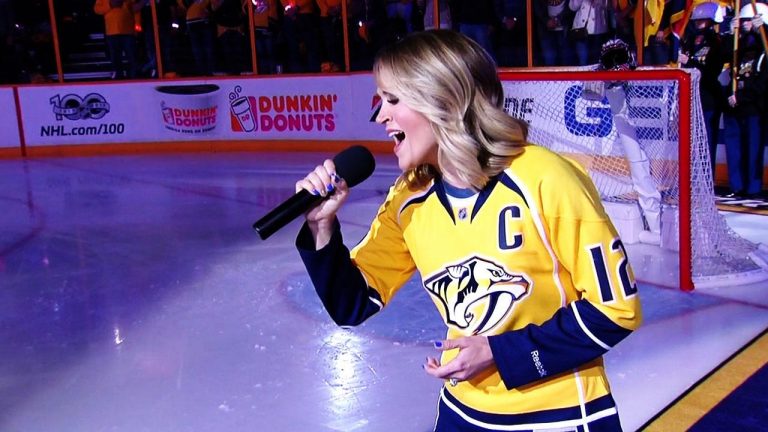 Carrie Underwood’s Surprise National Anthem Performance Brings Nashville to Its Feet