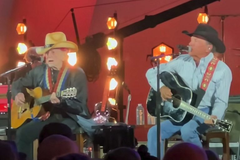 George Strait and Willie Nelson Share Iconic Duet at Hollywood Bowl
