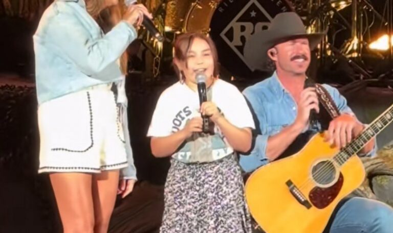 Riley Green Amazed as 10-Year-Old Steals the Show Singing “You Look Like You Love Me” at Red Rocks