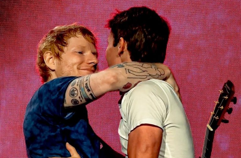 Ed Sheeran and James Blunt Share a Special Moment with “Goodbye My Lover”