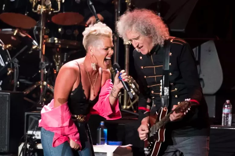 P!nk Joins Queen’s Brian May and Foo Fighters for Electrifying “Somebody To Love” Performance