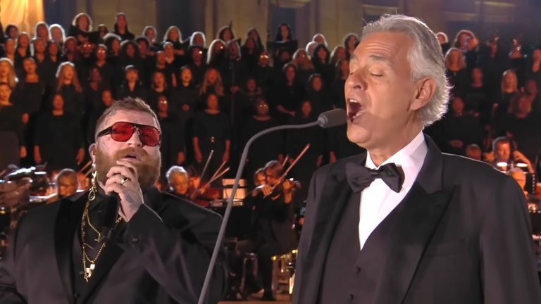 Andrea Bocelli Joins Teddy Swims for a Powerful “Amazing Grace” Moment at the Vatican’s Historic First Music Concert